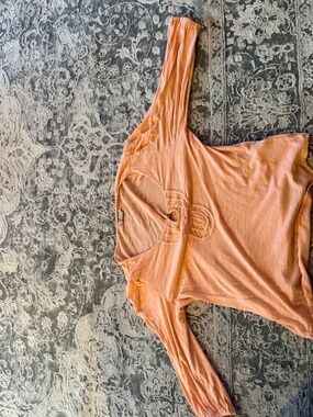 Orange Long Sleeve Vintage Shirt